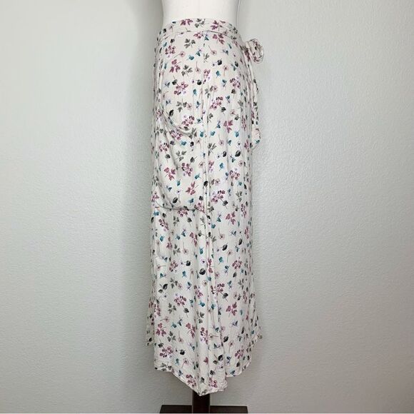 Final Touch Size Medium Button Down Floral Midi Skirt - Picture 5 of 12